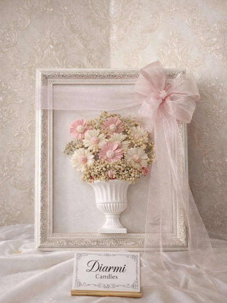 Blush Eternal Floral Frame